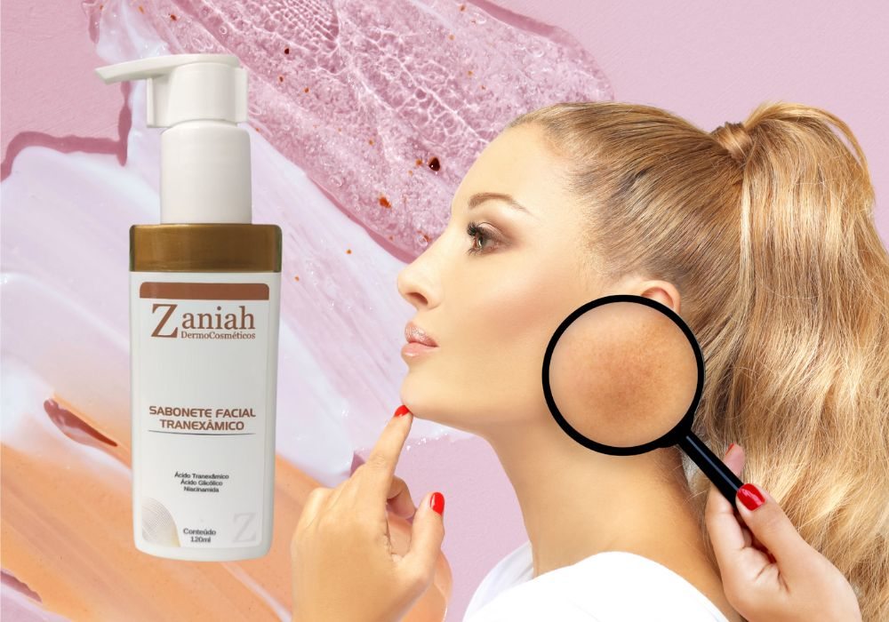 Zaniah Sabonete Facial Tranexâmico Anti-Manchas e Melasma