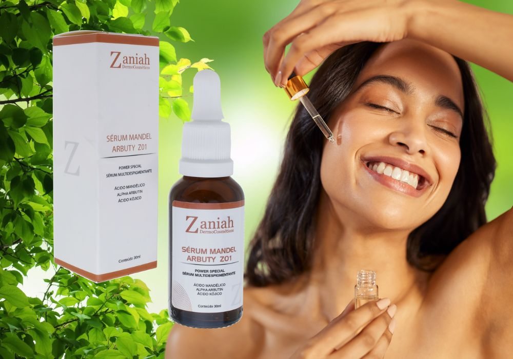 Sérum Mandel Arbuty – Clareamento de Manchas Zaniah